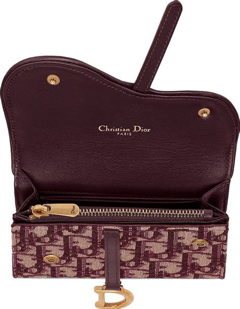 christian dior long saddle wallet with chain|christian dior saddle wallet.